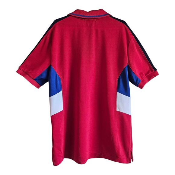 POLO RALPH LAUREN Boy's M 10 12 Shirt Large Pony Logo Snaps Short Sleeve Red 32" - Picture 8 of 8